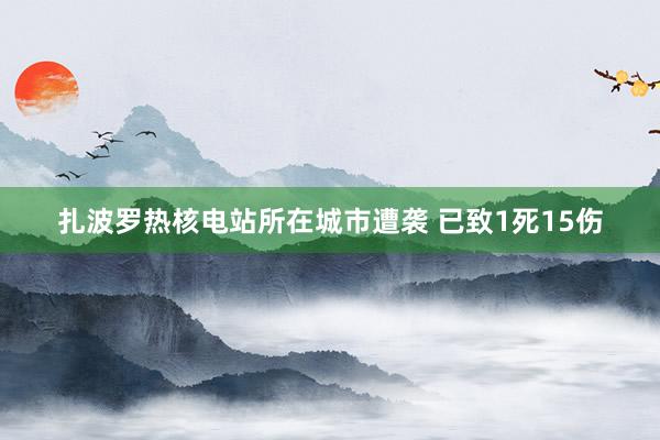 扎波罗热核电站所在城市遭袭 已致1死15伤