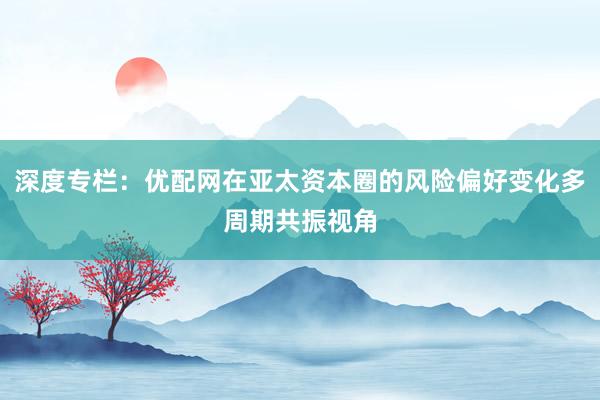 深度专栏:优配网在亚太资本圈的风险偏好变化多周期共振视角