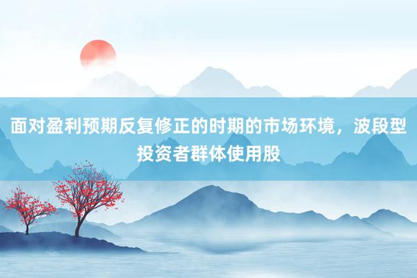 面对盈利预期反复修正的时期的市场环境，波段型投资者群体使用股